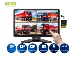 9-calowy monitor samochodowy z ekranem dotykowym cofania + obsługa karty SD 256