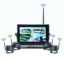 4 WiFi camera parkeersysteem + 7" LED WiFi monitor