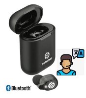 Translator via bluetooth headphones with case Supreme BTLT 200