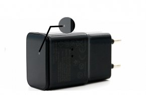 USB Charger with Full HD WiFi Camera + 8GB Memory