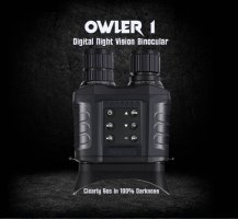 OWLER1 - бинокль с 4-кратным увеличением и камерой + ночное вид