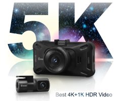 4k avto kamera GPS DOD GS980D + 5G WiFi + zaslonka f/1.5 + 3" zaslon