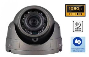 Caméra de recul FULL HD avec microphone + 12 LED IR + IP68