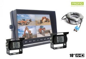 Parking cameras with monitor - 10" HD monitor + 2x HD camera