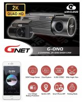 ДВОЙНАЯ автомобильная камера с WiFi/GPS/ADAS/CLOUD с 2K + режим парковки - G-NET GONQ