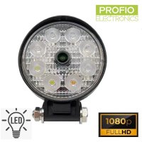 Pracovné svetlo s 8x LED a FULL HD cúvacou kamerou IP68 + 130° uhol