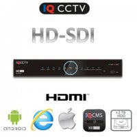 HD SDI DVR 8-kanaals Full HD, HDMI, VGA + 2TB HDD