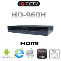 DVR rekordér so 4 vstupmi, real time 960H, HDMI + 1TB