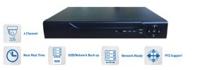 Enregistreur DVR AHD (HD720p, 960H) - 4 canaux