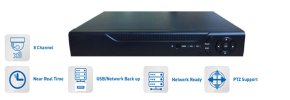 DVR recorder AHD (HD720p, 960H) - 8 channel