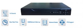 DVR įrašymo įrenginys AHD (HD720p, 960H) - 16 kanalų
