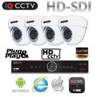 Kamerový systém HD SDI - 4x 1080P kamera s 30m IR + HD SDI DVR