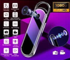 Multifunktionell FULL HD-kamera i nyckelring + diktafon 16GB