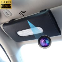 Шпионска камера FULL HD + Wifi в поставка за носна кърпичка за кола