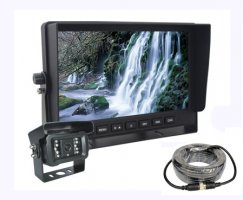 AHD-parkeerset - 7" LCD-monitor en camera met 18 IR-LED's