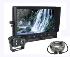 AHD Parkplatz - 7" LCD Monitor und Kamera mit 18 IR LEDs