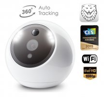 Smart camera ATOM 360° + auto + monitoraggio e rilevamento volti