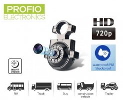 Vesitiivis IP68 peruutus HD-kamera, jossa 11 IR LED -yönäkö