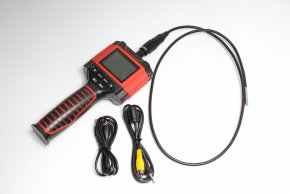 Endoscope camera (640x480) with 2,3" LCD and recording