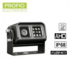 Câmera de reversão 1080P AHD 120° com 8 LEDs infravermelhos noturnos - à prova d'água