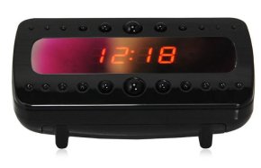 Spy camera in alarm clock + IR LED Light