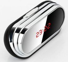 Elegante Clock Alarm mit versteckter Kamera FULL HD