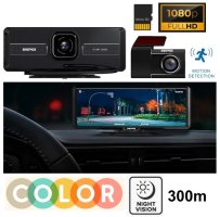 Duovox V9 automobilinė kamera su naktiniu matymu – dviguba FULL HD 5M