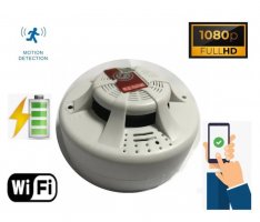 Savunilmaisinkamera Piilotettu FULL HD + WiFi + liiketunnistus