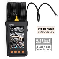 Borescope FULL HD-kamera vanntett + 4,3" skjerm + 6xLED