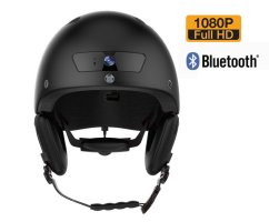 Casco con telecamera per bicicletta/moto/scooter con Bluetooth (vivavoce) con indicatori di direzione