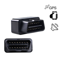 Mini OBD GPS-locator met GPS + LBS-positionering