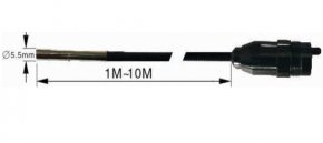 Cuello de cisne de 10 m + tubo de 5,5 mm + cámara de 5,5 mm