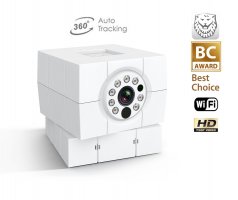 HD IP domácí kamera iCam Plus 360 ° + 8 IR LED