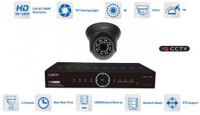 AHD-kamerasarjat - 1 x 1080P-kamera 20 metrin infrapunalla ja hybridi-DVR