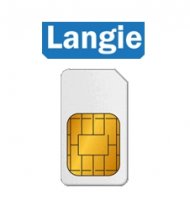 Langie Global SIM 3G карта - за LANGIE S2 преводач