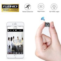 WiFi mikro šnipas FULL HD kamera su IR LED + judesio aptikimu