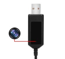 USB charging cable with built-in FULL HD camera and 8GB memory