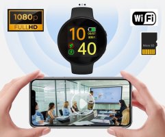 Montre espion à portée de main avec caméra FULL HD + WiFi