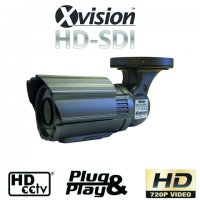 Ammattimainen HD-SDI CCTV-kamera IR Night Visionilla jopa 50 metriin