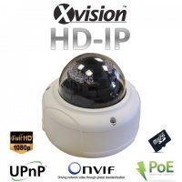 HD IP CCTV-säkerhetskamera med mörkerseende