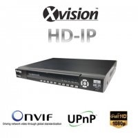 HD IP NVR-opptaker for 9 kameraer (720P eller 1080P)