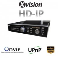 HD IP NVR rekordér pro 25/36 kamer s rozlišením 1080p / 720p