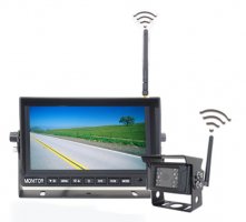 वाईफाई 7 "एलईडी मॉनिटर और वाईफाई कैमरा के साथ कार में पार्किंग सेट करें