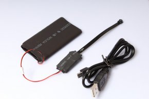 Pinhole spy GSM camera on SIM card with remote listening