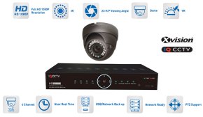 AHD CCTV - caméra 1x 1080P avec 40 mètres IR et DVR