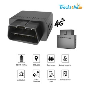 Localizzatore OBD 4G per il tracciamento GPS dell'auto con una precisione fino a 2,5 m