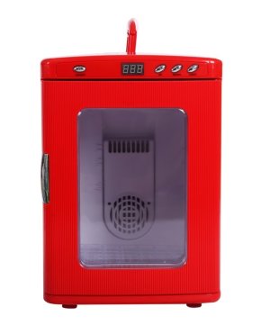 Prenosná mini chladnička 25L na nápoje, pivo, víno a plechovky – 12V/230V - Termo chladnička s ohrevom a chladením o 25°C