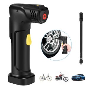 Smart USB pumpa na auto, bicykel a moto – prenosná kompresorová pumpa 120 PSI + LED svetlo + powerbanka