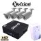 Wifi IP CCTV Set 4 HD-kameraa (720P) + NVR