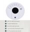 Detector de humo WiFi con cámara FULL HD + LED IR + aplicación móvil